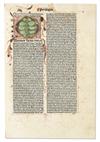 INCUNABULA  NICOLAUS DE LYRA. Postilla super totam Bibliam.  Vol. 3 (of 3):  Novum testamentum.  1488